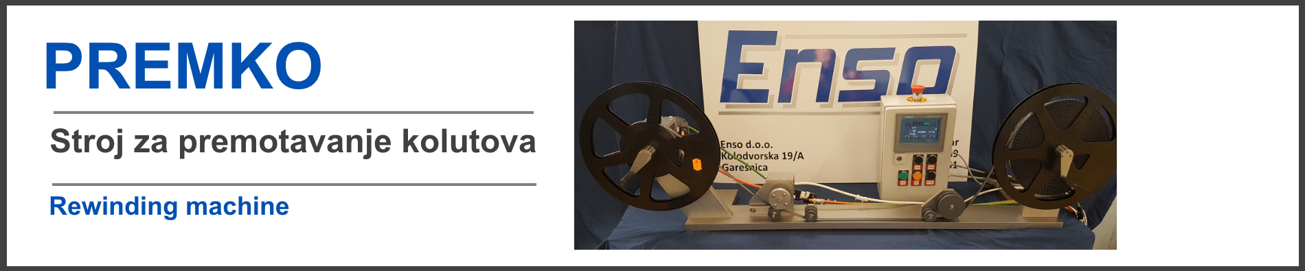 Rewinding machine