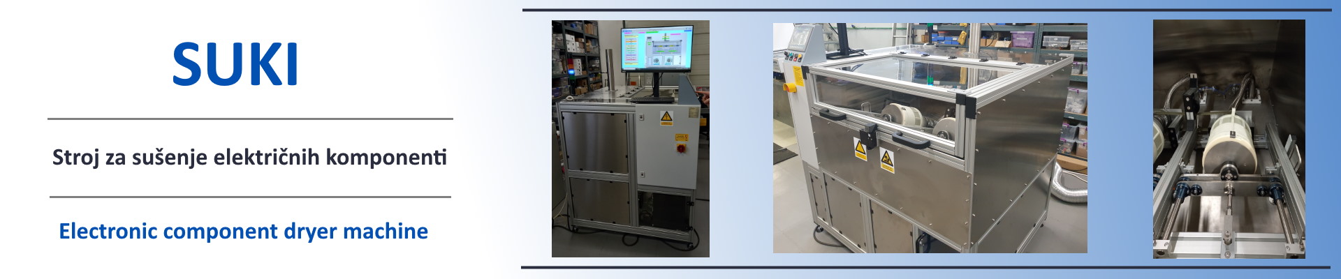 Dryer for electronic components