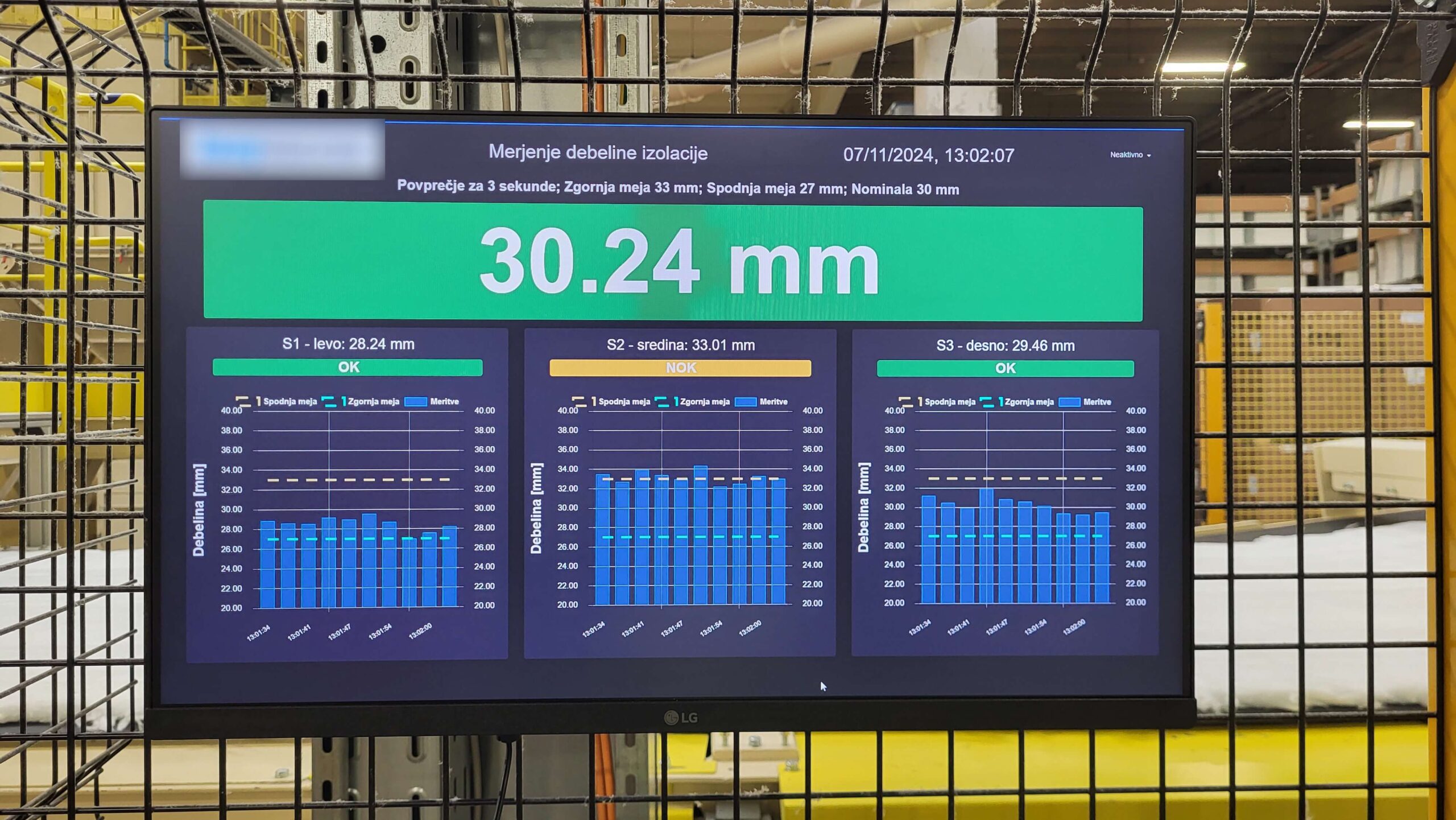 SCADA-Webanwendung zur Anzeige von Messwerten