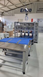 Stacker machine front view