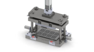 Press for knocking out pieces from frames